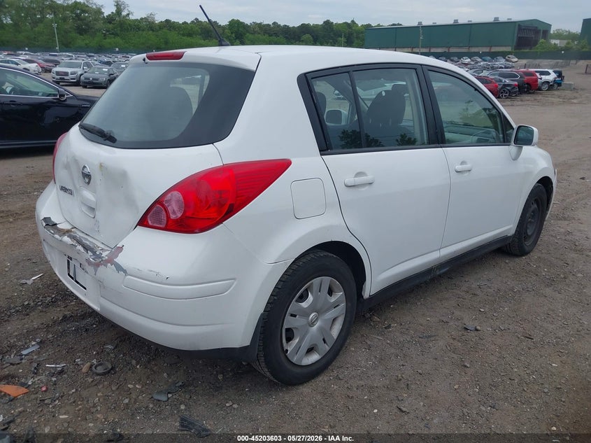 2012 Nissan Versa 1.8 1.8 S white Lot 111045203603 Vin 3N1BC1CP2CK805903