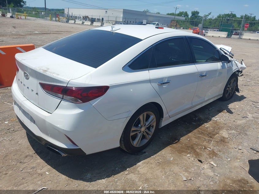 Vin: 5npe34af2jh643882, lot: 45701347, hyundai sonata sel 20184