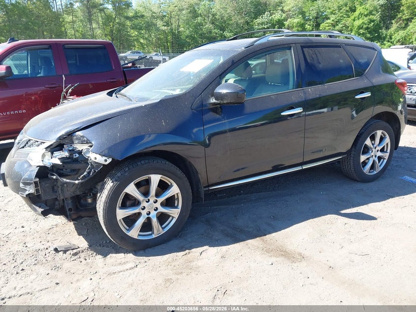Vin: jn8az1mw9cw210942, lot: 45701397, nissan murano s/sl/le 20122