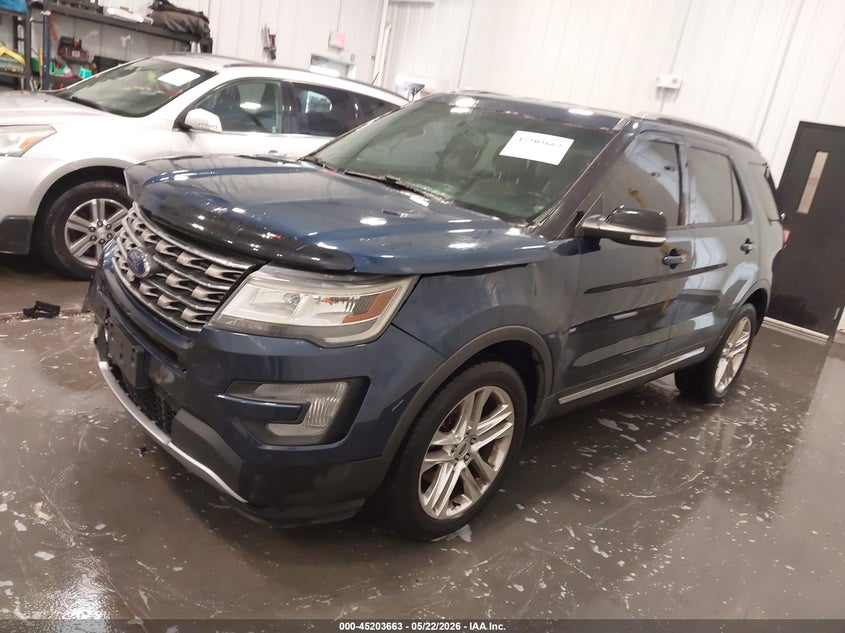 Vin: 1fm5k8d86ggb62467, lot: 45701404, ford explorer xlt 20162