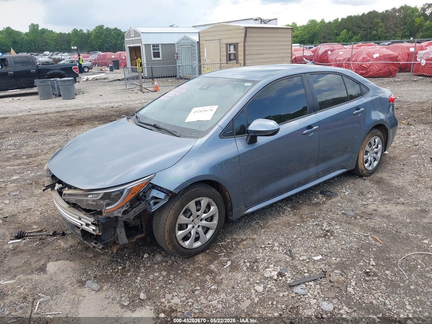 2022 Toyota Corolla Le JTDEPMAE8N3021784 photo 1