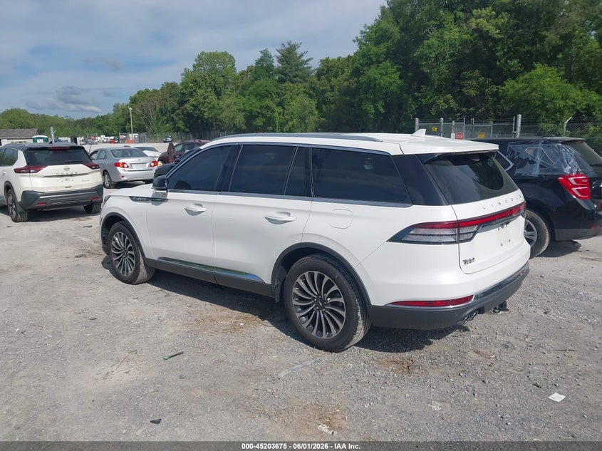 Vin: 5lm5j7xc7ngl02677, lot: 45701416, lincoln aviator reserve 20223