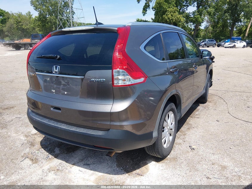 2012 Honda Cr-v 2.4 Cr-V Ex-L grey Lot 111045203680 Vin 5J6RM4H76CL045591
