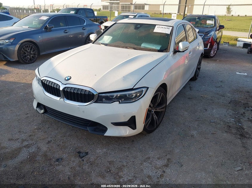 Vin: 3mw5r1j01m8b92215, lot: 45701431, bmw 330i 20212