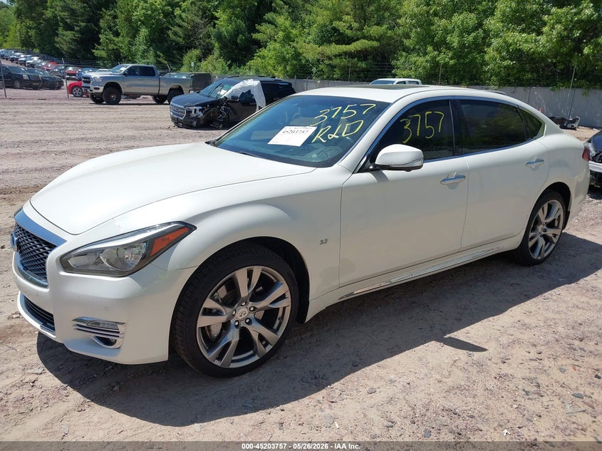 Vin: jn1by1pr0gm720867, lot: 45701498, infiniti q70l 3.7x 20162