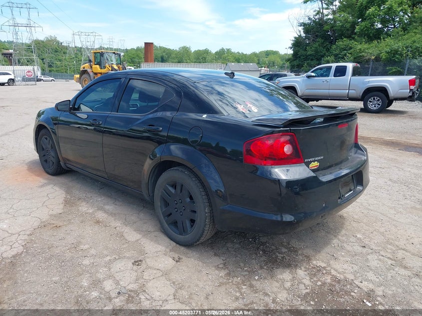 Vin: 1c3cdzab9cn242819, lot: 45701512, dodge avenger se 20123