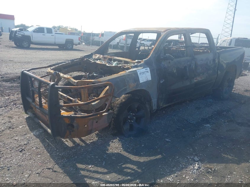 2019 Ram 1500 Big Horn/Lone Star 4X4 5'7 Box VIN: 1C6RRFFG4KN888463 Lot: 45203798