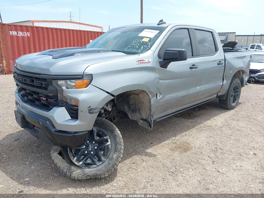 2024 Chevrolet Silverado 1500 4wd  Short Bed Custom Trail Boss 3GCUDCED8RG376893 photo 1