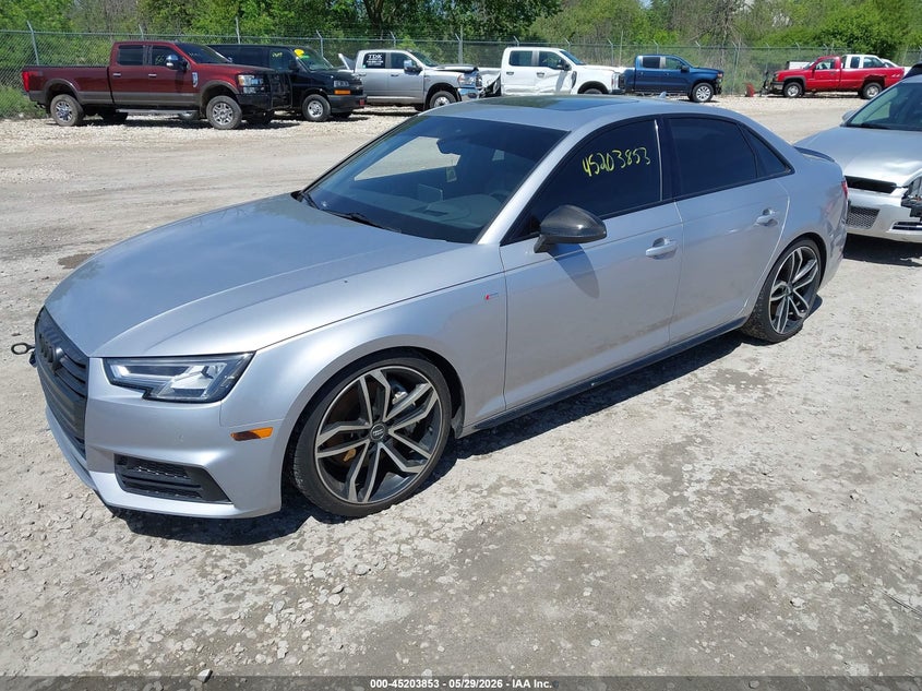 Vin: waufnaf47hn000262, lot: 45701594, audi a4 2.0t premium 20172