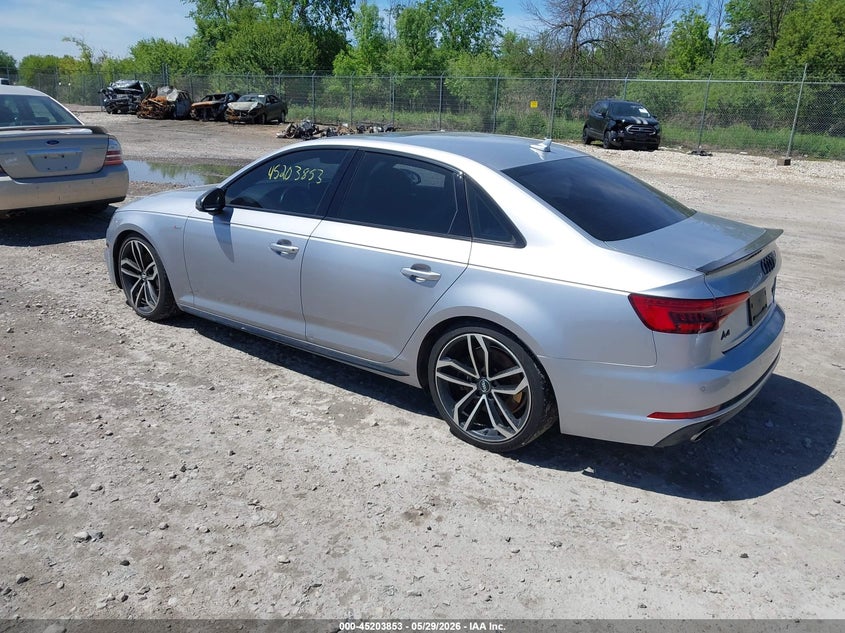 Vin: waufnaf47hn000262, lot: 45701594, audi a4 2.0t premium 20173