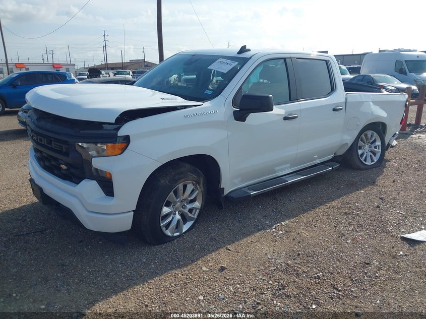 2024 Chevrolet Silverado 1500 2wd  Short Bed Custom 3GCPABEK2RG455734 photo 1