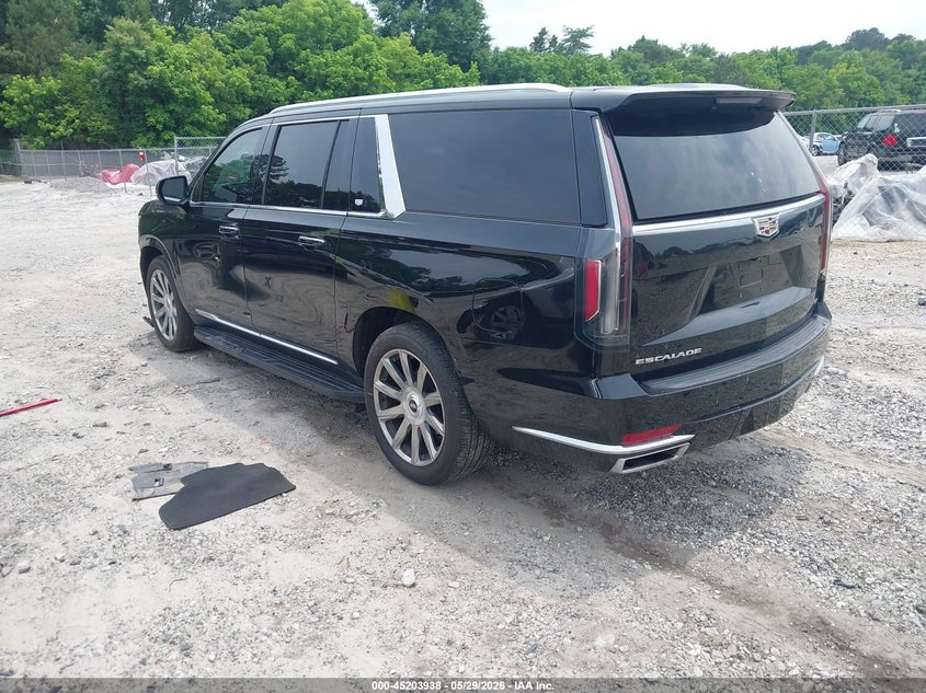 Vin: 1gys4mkl5mr411983, lot: 45701679, cadillac escalade esv 4wd premium luxury platinum 20213