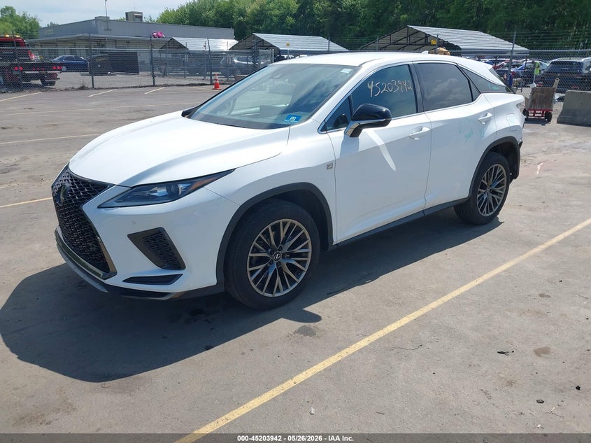 Vin: 2t2szmda2lc224062, lot: 45701683, lexus rx 350 f sport 20202