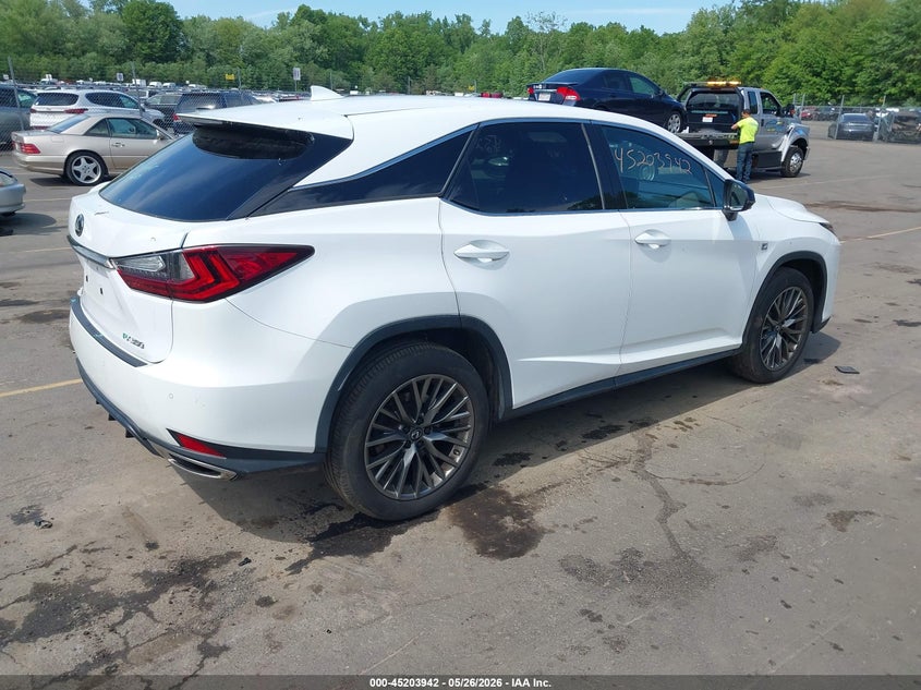 Vin: 2t2szmda2lc224062, lot: 45701683, lexus rx 350 f sport 20204