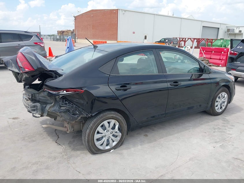 2022 Hyundai Accent Se VIN: 3KPC24A60NE167636 Lot: 45203953