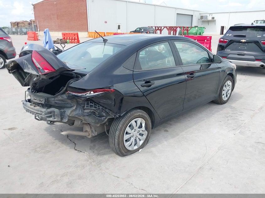 Vin: 3kpc24a60ne167636, lot: 45701694, hyundai accent se 20224