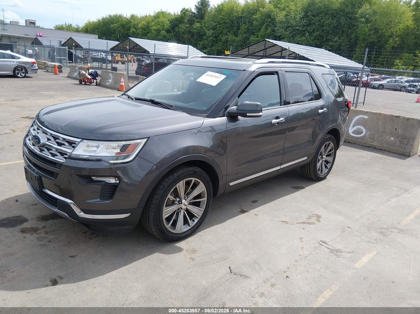 Vin: 1fm5k8f86jga15408, lot: 45701698, ford explorer limited 20182