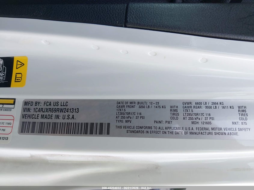 2024 Jeep Wrangler 4Xe Rubicon 4Xe VIN: 1C4RJXR69RW241313 Lot: 45204032