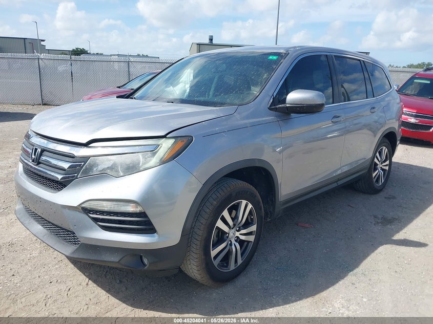 Vin: 5fnyf5h52hb024330, lot: 45701782, honda pilot ex-l 20172