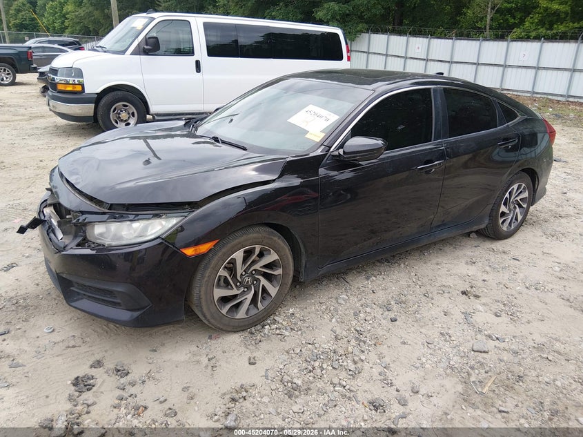 2018 Honda Civic Ex 2HGFC2F74JH591384 photo 1
