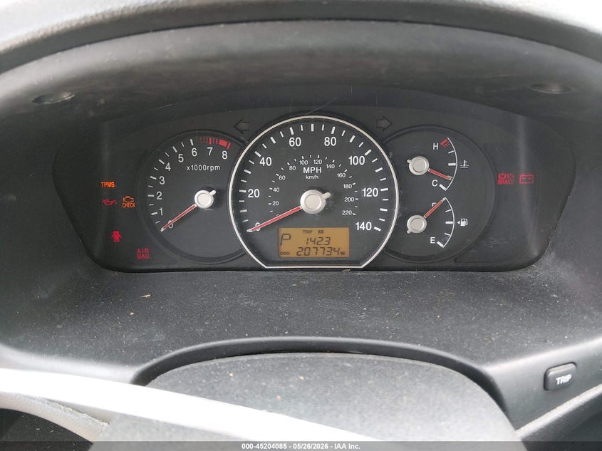 2009 Kia Rondo Lx VIN: KNAFG528197273102 Lot: 45204085