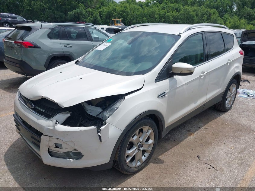Vin: 1fmcu0j93fuc35889, lot: 45701832, ford escape titanium 20152