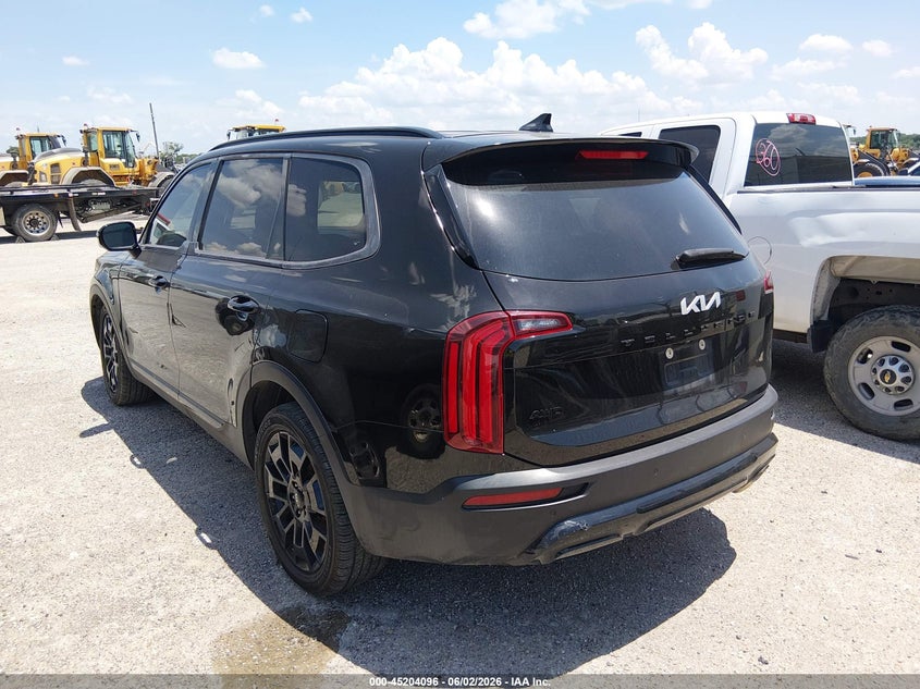 Vin: 5xyp5dhc2ng201843, lot: 45701837, kia telluride sx 20223