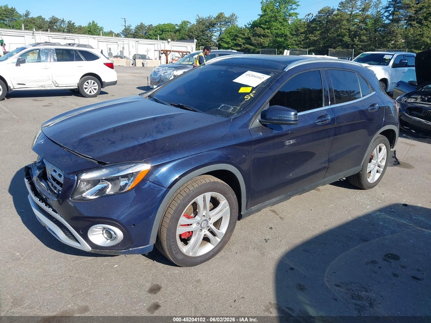 Vin: wdctg4gb4jj371501, lot: 45701844, mercedes-benz gla 250 4matic 20182