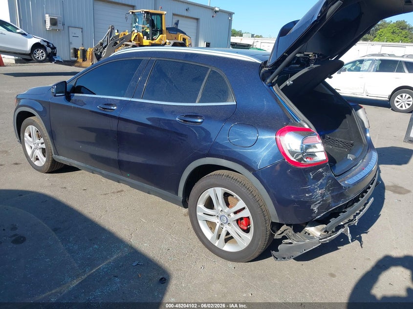 Vin: wdctg4gb4jj371501, lot: 45701844, mercedes-benz gla 250 4matic 20183