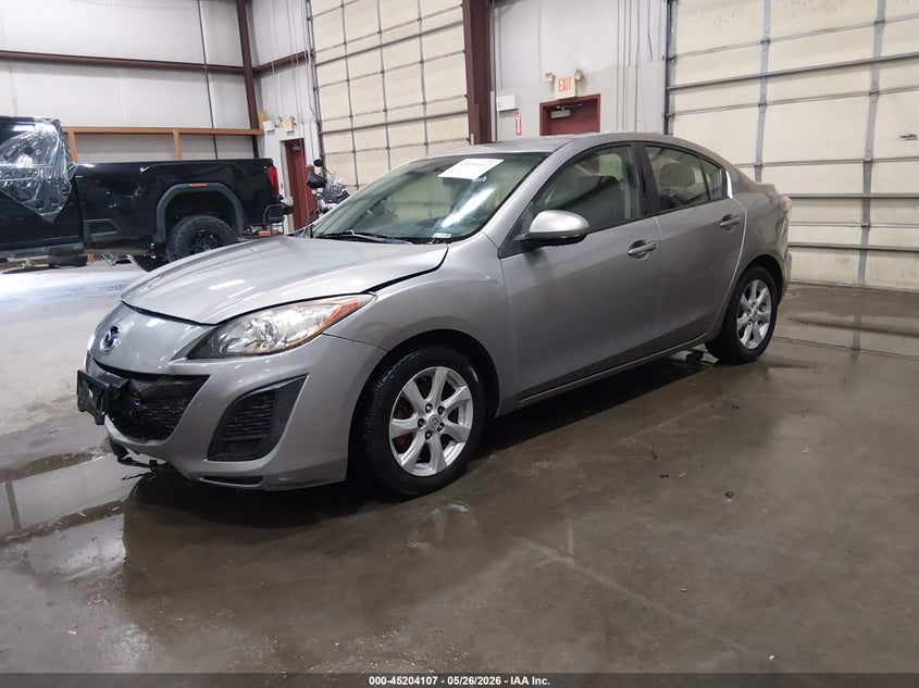 Vin: jm1bl1vg0b1470375, lot: 45701848, mazda mazda3 i touring 20112