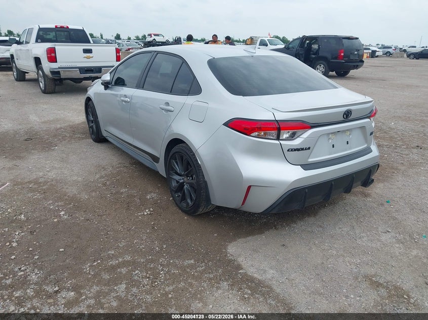 VIN 5YFS4MCE9SP227434 2025 TOYOTA COROLLA SE