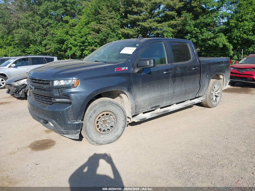 Vin: 1gcuyeed5mz379453, lot: 45701894, chevrolet silverado 1500 4wd  short bed rst 20212