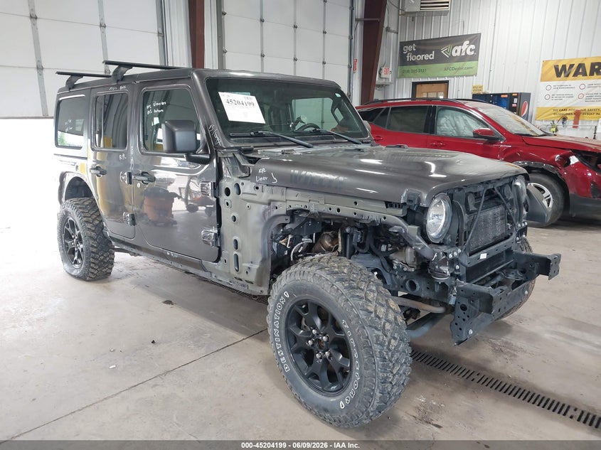 Vin: 1c4hjxdg2mw613255, lot: 45701940, jeep wrangler unlimited willys sport 4x4 2021 img_1