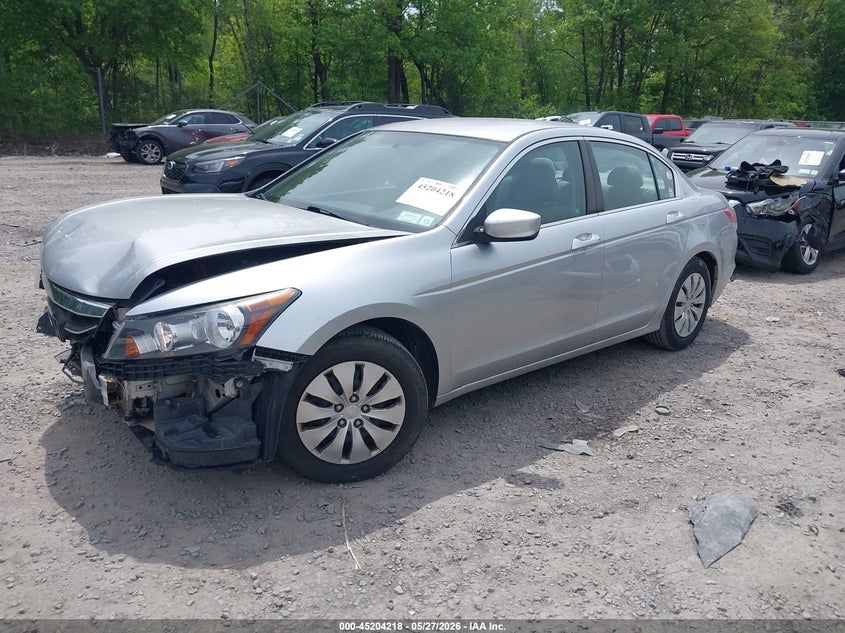 2012 Honda Accord 2.4 2.4 Lx silver Lot 111045204218 Vin 1HGCP2F30CA020822