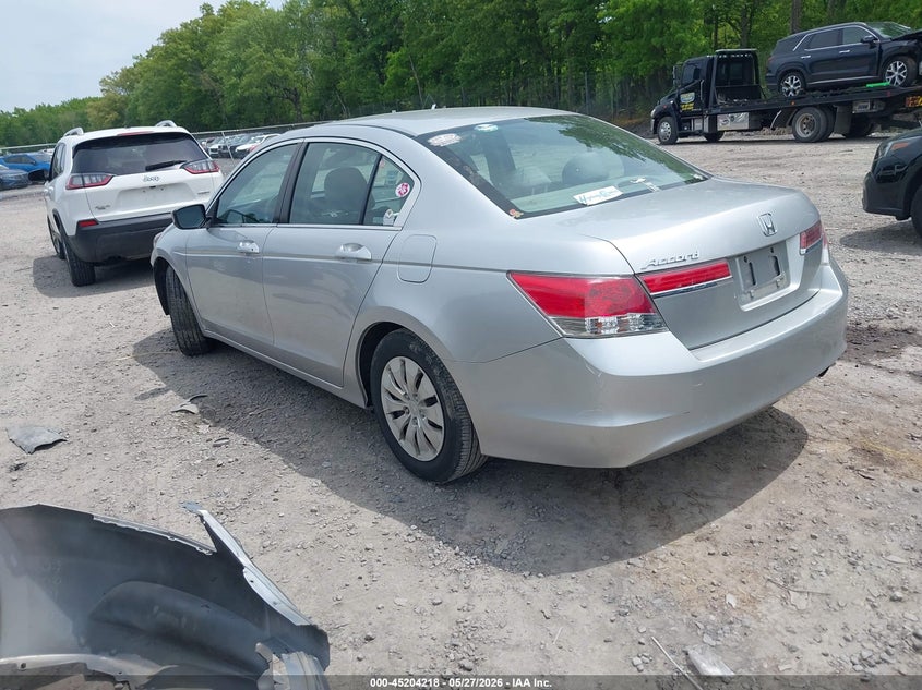 2012 Honda Accord 2.4 2.4 Lx silver Lot 111045204218 Vin 1HGCP2F30CA020822
