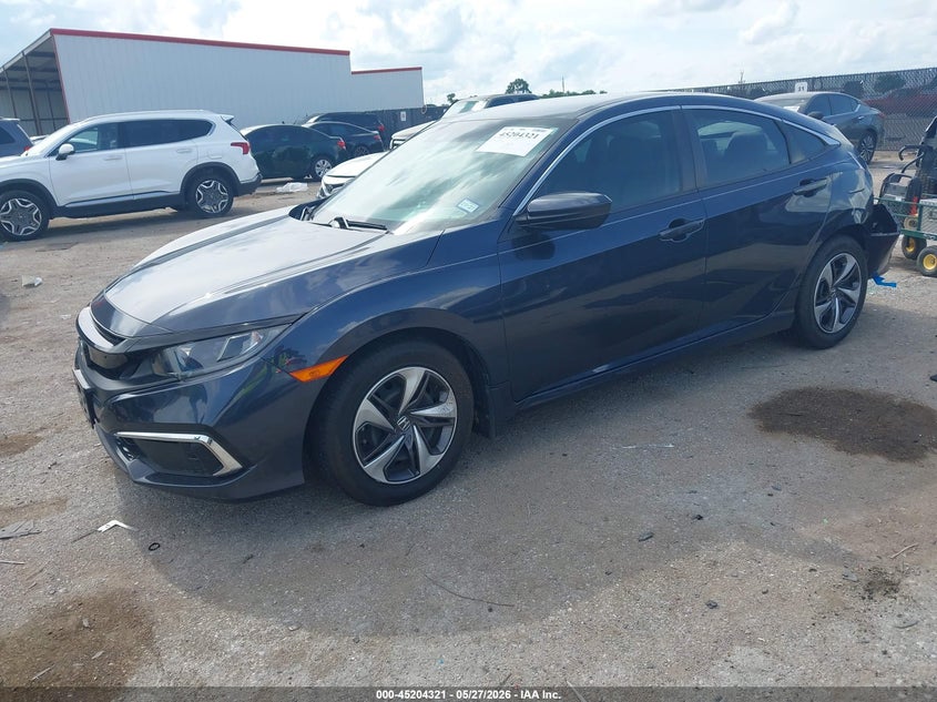 2020 Honda Civic Lx 19XFC2F69LE006755 photo 1