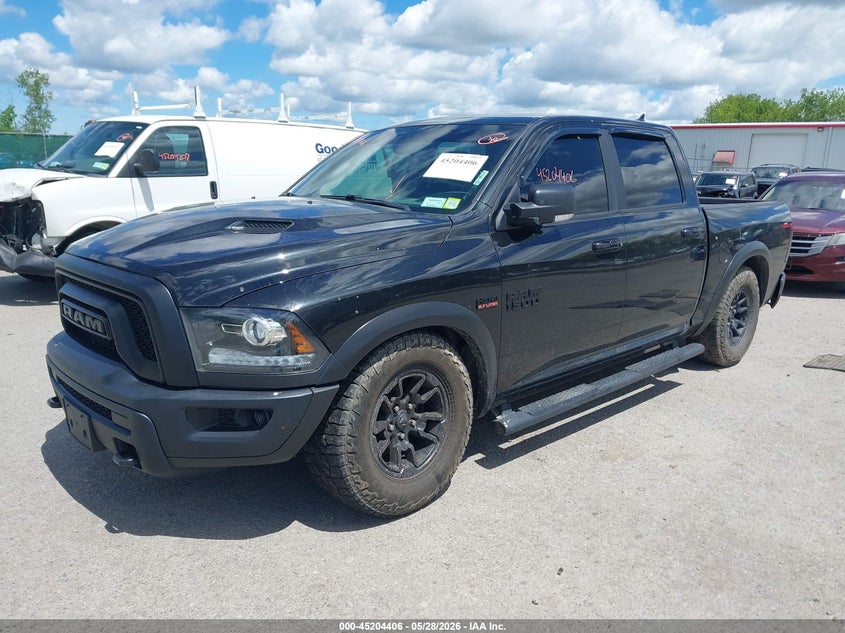 Vin: 1c6rr7ytxjs232493, lot: 45702147, ram 1500 rebel  4x4 5'7 box 20182