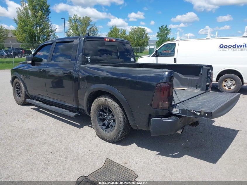 Vin: 1c6rr7ytxjs232493, lot: 45702147, ram 1500 rebel  4x4 5'7 box 20183