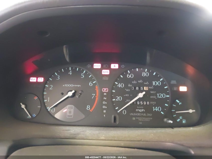 1997 Acura Cl 2.2 VIN: 19UYA1253VL024296 Lot: 45204477
