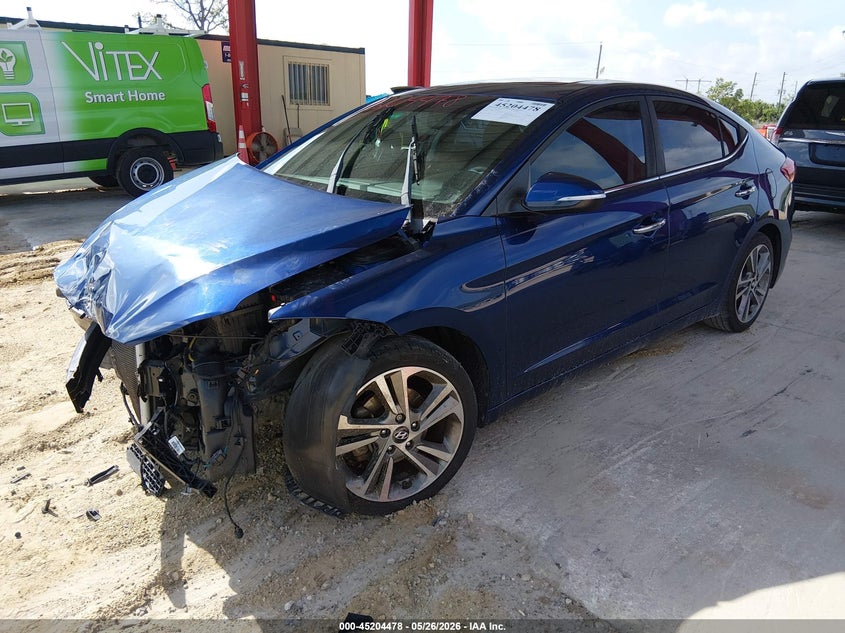 2017 Hyundai Elantra Limited 5NPD84LF9HH081936 photo 1