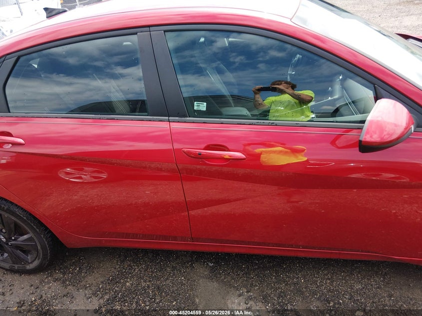 VIN 5NPLM4AG1NH066989 2022 HYUNDAI ELANTRA SEL