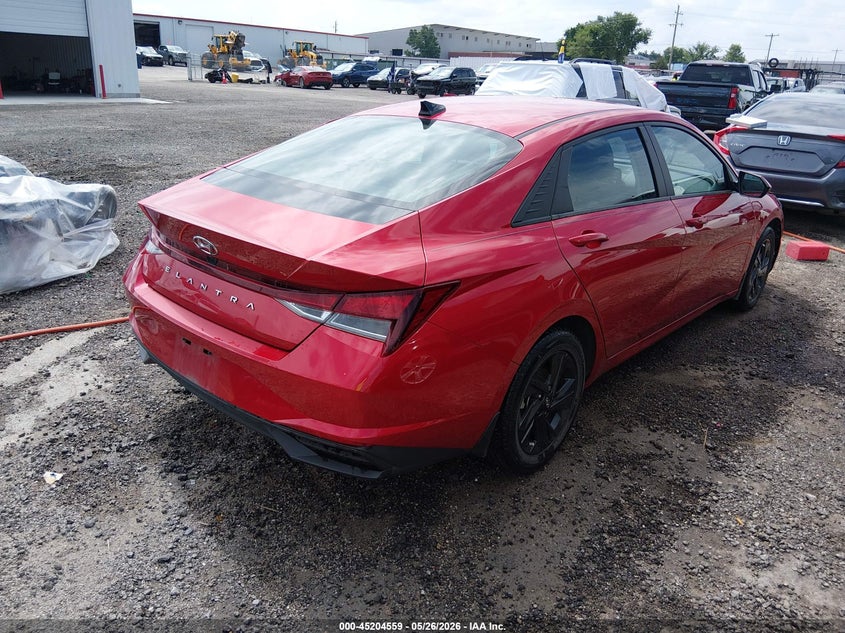 VIN 5NPLM4AG1NH066989 2022 HYUNDAI ELANTRA SEL