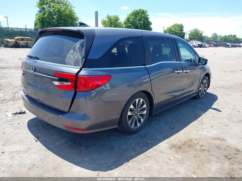 Vin: 5fnrl6h63pb072901, lot: 45702364, honda odyssey ex-l 20234