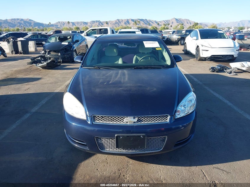 2012 Chevrolet Impala 3.6 Ls blue Lot 111045204657 Vin 2G1WF5E36C1224898