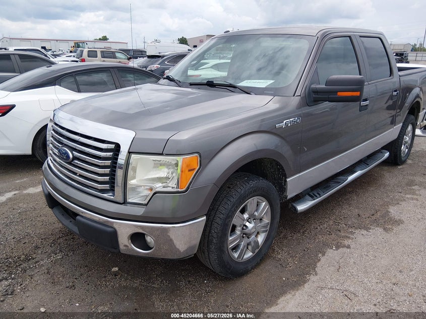 2012 Ford F-150 5.0 Xlt grey Lot 111045204666 Vin 1FTFW1CF0CFC95309