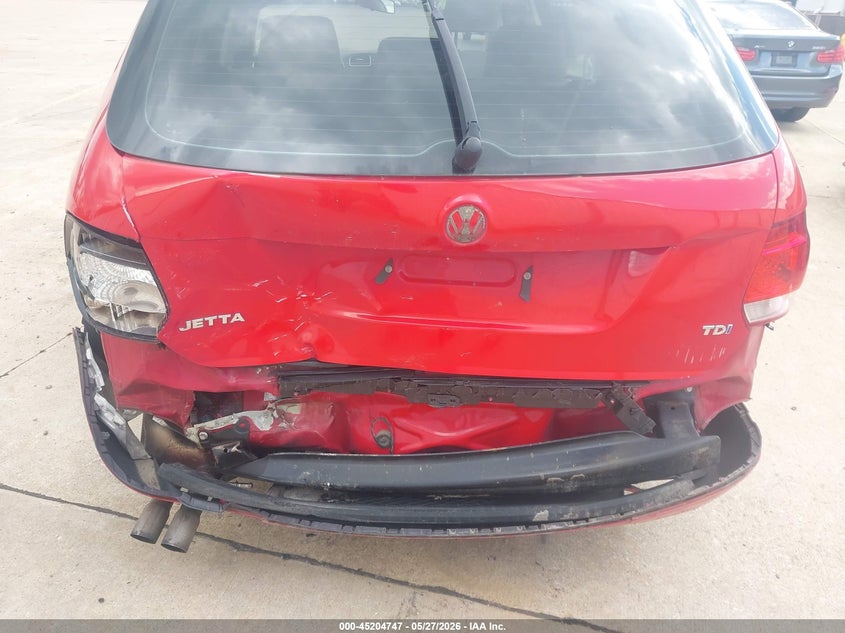 2012 Volkswagen Jetta 1.9 Tdi red Lot 111045204747 Vin 3VWML7AJ7CM606211