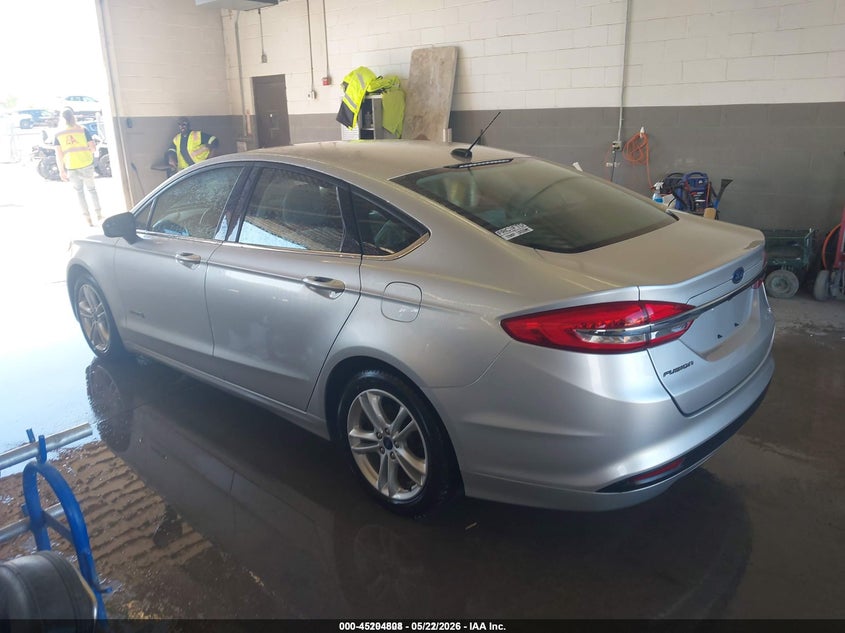 Vin: 3fa6p0uu2jr271555, lot: 45702549, ford fusion hybrid s 20183
