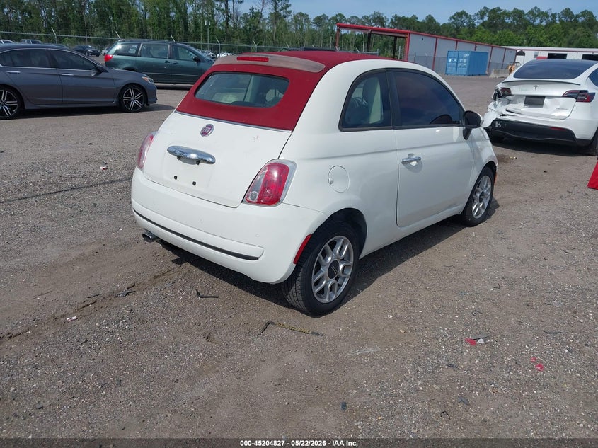 Vin: 3c3cffdrxct330621, lot: 45702568, fiat 500c pop 20124