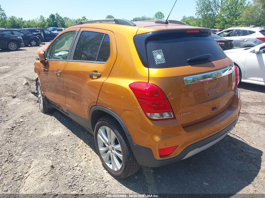 Vin: 3gncjmsb5hl185605, lot: 45702710, chevrolet trax premier 20173