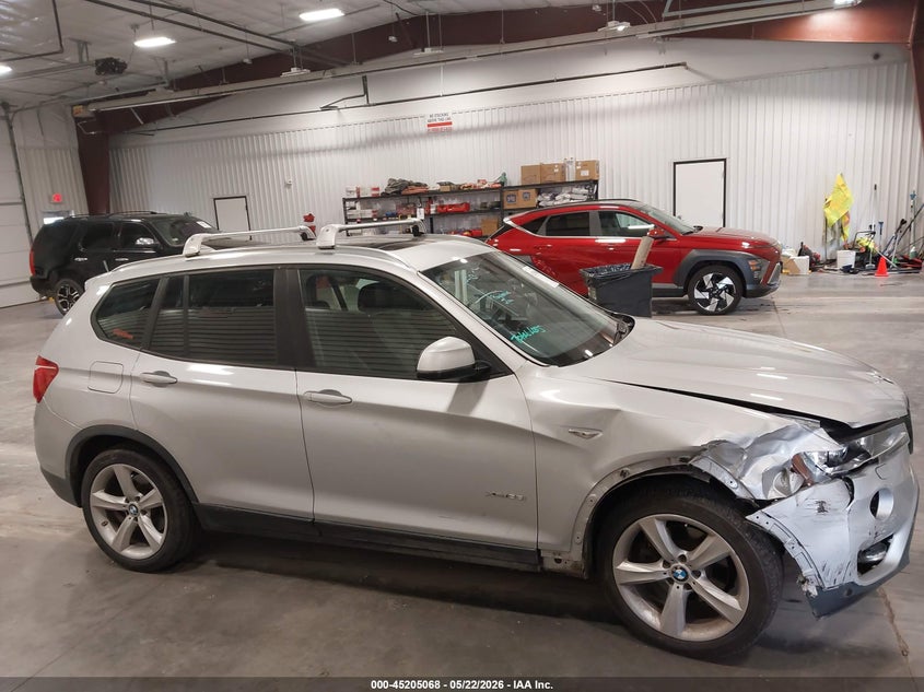 2017 BMW X3 xDrive35I VIN: 5UXWX7C58H0U42119 Lot: 45205068